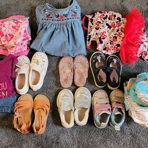 Toddler girl clothes and shoes
